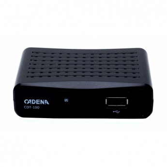Приемник телевизионный Cadena CDT-100, эфирный DVB-T2