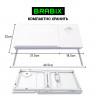 Столик складной для ноутбука/завтрака BRABIX BT-004 (560х320х270 мм), регулировка наклона, белый, 532906 Столик складной для ноутбука/завтрака BRABIX BT-004 (560х320х270 мм), регулировка наклона, белый, 532906
