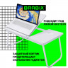 Столик складной для ноутбука/завтрака BRABIX BT-004 (560х320х270 мм), регулировка наклона, белый, 532906 Столик складной для ноутбука/завтрака BRABIX BT-004 (560х320х270 мм), регулировка наклона, белый, 532906