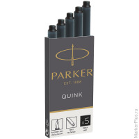 Картриджи чернильные Parker "Cartridge Quink" черные, 5шт., комплект 5 шт