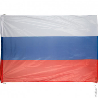 Флаг РФ 225х150 см, уличный, флажная сетка