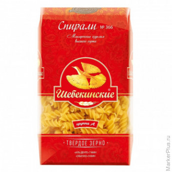 Макарон.изделия Шебекинские Спирали 366, 450г