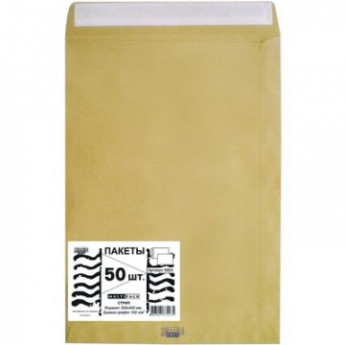Пакет Крафт E4 стрип Multipack 300х400 100г 50шт/уп/5863, комплект 50 шт