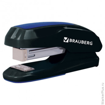 Степлер №24/6, 26/6 BRAUBERG "Extra", до 30 листов, черно-синий, 229084 Степлер №24/6, 26/6 BRAUBERG "Extra", до 30 листов, черно-синий, 229084