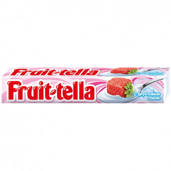 Жевательная конфета Fruittella "Клубничный йогурт", 41г, 21 шт/в уп