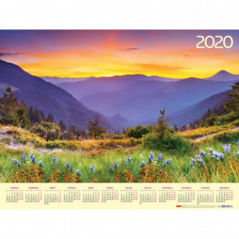 Календарь настен.,2020,450х600, Волшебные краски природы, Кл2_10109