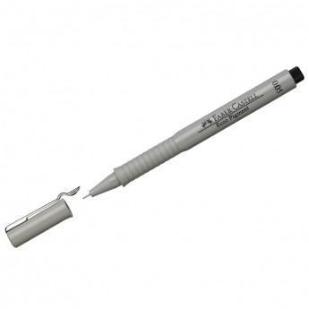 Ручка капиллярная Faber-Castell 'Ecco Pigment' черная, 0,05мм, 10 шт/в уп
