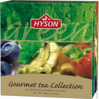 Чай HYSON зел. Gurmet Tea Collection 60 пак x 1.5гр/уп Чай HYSON зел. Gurmet Tea Collection 60 пак x 1.5гр/уп