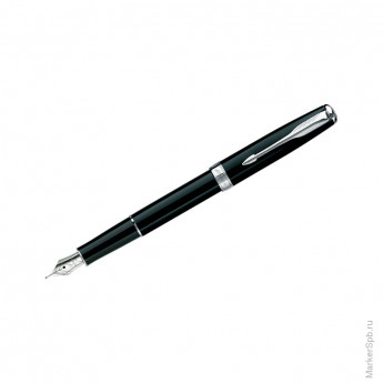 Ручка перьевая "Sonnet Matte Black CT" 0,8мм, подар.уп.