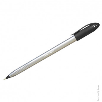 Ручка шариковая 'Triangle Silver' черная, 1мм, трехгран., 12 шт/в уп