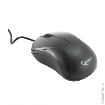 Мышь проводная GEMBIRD MUSOPTI9-900U, USB, 2 кнопки + 1 колесо-кнопка, оптическая, черная