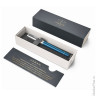 Ручка-роллер PARKER "Urban Premium Dark Blue CT", корпус темно-синий, анодированный алюминий, хром, 1931566, черная