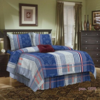 Постельное белье 1,5 сп бязь набивная 145 гр/м2 , 1 наволочка