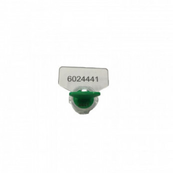Пломба пластик. роторного типа цвет зеленый КПП-3-2030 (ПК91-РХ3) 100 шт/уп, комплект 100 шт