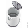 Чайник SUPRA KES-1724, 1,7 л, 2200 Вт, закрытый нагревательный элемент, пластик, белый/серый