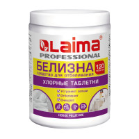 БЕЛИЗНА в хлорных таблетках, для отбеливания, дезинфекции и уборки, 120 шт., 0,4 кг, банка, LAIMA PROFESSIONAL, 609421 БЕЛИЗНА в хлорных таблетках, для отбеливания, дезинфекции и уборки, 120 шт., 0,4 кг, банка, LAIMA PROFESSIONAL, 609421