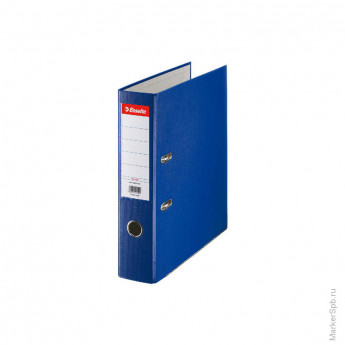 Папка-регистратор Esselte Economy, 75мм, картонная с полипропиленовой пленкой, синяя