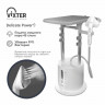 Отпариватель напольный VIXTER GSV-5300 с доской, 2300 Вт, пар 45 г/мин, резервуар 1,7 л, 3 режима, белый Отпариватель напольный VIXTER GSV-5300 с доской, 2300 Вт, пар 45 г/мин, резервуар 1,7 л, 3 режима, белый