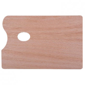 Палитра деревянная прямоугольная Сонет, 20х30 см, толщина 5 мм, DK18434
