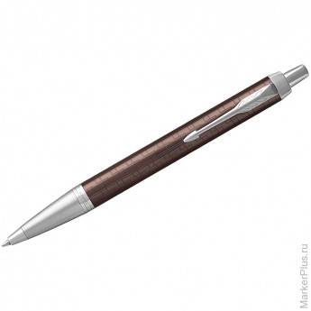 Ручка шариковая Parker "IM Premium Brown CT" синяя, 1,0мм, кнопочн., подар. уп.
