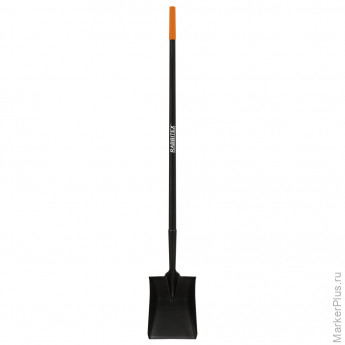 Лопата совковая цельнометаллическая 23х28 см, ОБЩАЯ ДЛИНА 150 см, черенок сталь, RABBITEX (РАББИТЕКС) "LONG HANDLE", 700481
