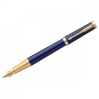 Ручка перьевая Parker 'Ingenuity Blue GT' 0,8мм, подарочная упаковка