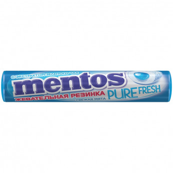 Жевательная резинка Mentos "PureFresh. Свежая мята", 15,5г