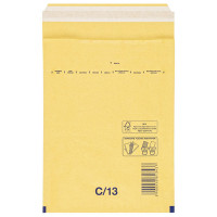 Пакет почтовый Курт и К, 170*225мм, коричневый крафт, пузыр. пленка, отр. лента, 100 шт/в уп