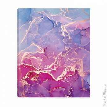 Тетрадь на кольцах А5 (175х215 мм), 120 листов, твердый картон, клетка, с разделителями, BRAUBERG, Marble, 404086