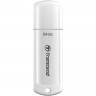 Флеш-память Transcend JetFlash 730, 64Gb, USB 3.1 G1, бел, (TS64GJF730)