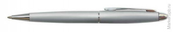 Ручка шариковая "Velvet Standard" синяя, 0,7мм, корпус серебро, механизм поворотный, инд. упак.