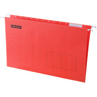 Подвесная папка OfficeSpace Foolscap (365*240мм), красная, 10 шт/в уп