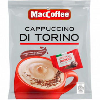 Кофе порционный MacCoffee Cappuccino di Torino, 20 пак.по 25,5г.