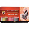 Карандаши акварельные цвет. KOH-I-NOOR MonduluzOldMan 72цв/наб 3727072001PL
