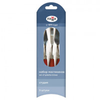 Мастихины кованные ГАММА "Студия", набор 3 шт., картонная упаковка, европодвес, 2131018_01_01, комплект 3 шт