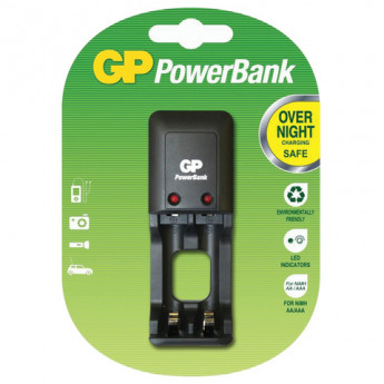 Зарядное устройство GP PB330, для 2-х аккум AA или ААА, PB330GSC-2CR1 /10