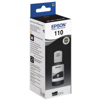 Чернила EPSON (C13T03P14A) для СНПЧ EPSON M1100/1120/2140, черный, ресурс 6000 стр, оригинальные