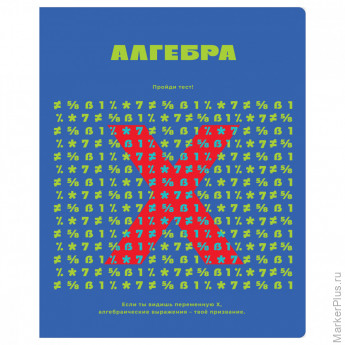 Тетрадь предметная 48л. BG "Профтест" - Алгебра, эконом