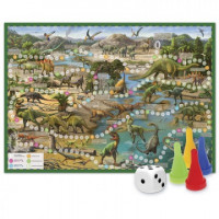 Настольная игра. Путешествие в мир динозавров. 59,5x42 см