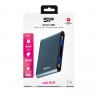 Портативный HDD Silicon Power Armor A80 1 TB USB 3.2, синий, металл
