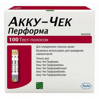 Тест - полоски Акку-Чек Перформа №100