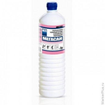 Профессиональная химия МЕГАСАН 1л дезинф. ср-во д/сантехники, кафельной пли