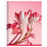 Тетрадь 80л., А5, клетка на гребне BG 'Perfect flower', двойная обложка
