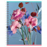 Тетрадь 80л., А5, клетка на гребне BG 'Perfect flower', двойная обложка
