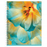 Тетрадь 80л., А5, клетка на гребне BG 'Perfect flower', двойная обложка