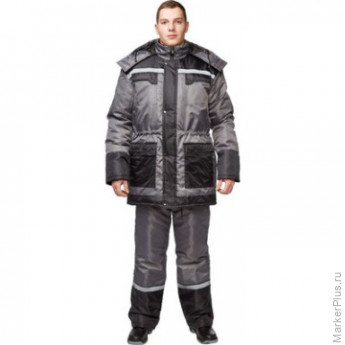 Костюм рабочий зимний з27-КПК сер/черн (р.56-58) 170-176