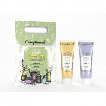 Подарочный набор Compliment Spa&amp;Beauty скраб маска 2х80мл соль 100гр