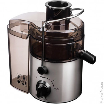 Соковыжималка SCARLETT SC-JE50S18, 800Вт, стакан 0,6л, емкость жмыха 1л, пластик, ста