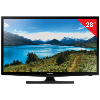 Телевизор LED 28" (71,1 см) SAMSUNG UE28J4100, 1366x768, HD Ready, 16:9,100 Гц, HDMI, USB, черный, 4 кг