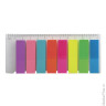 Закладки самоклеящиеся BRAUBERG, 45х12 мм, 8 цветов х 25 листов, на пластиковой линейке 12 см, 126700